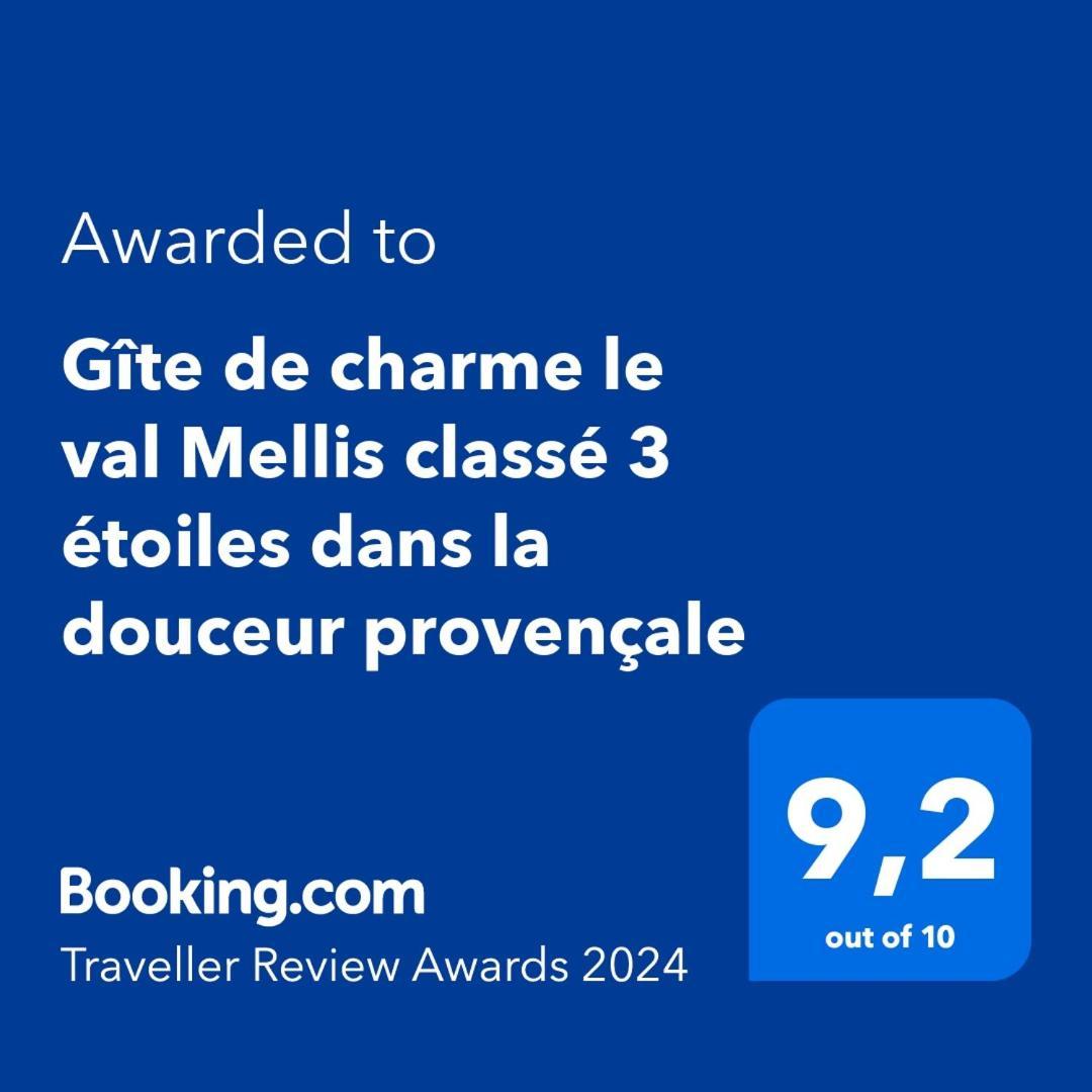 Gite De Charme Le Val Mellis Classe 3 Etoiles Dans La Douceur Provencale Vaumeilh Exteriör bild